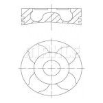 JG PISTON MOTOR Z17DTH C/SEG STD (ARCO) 