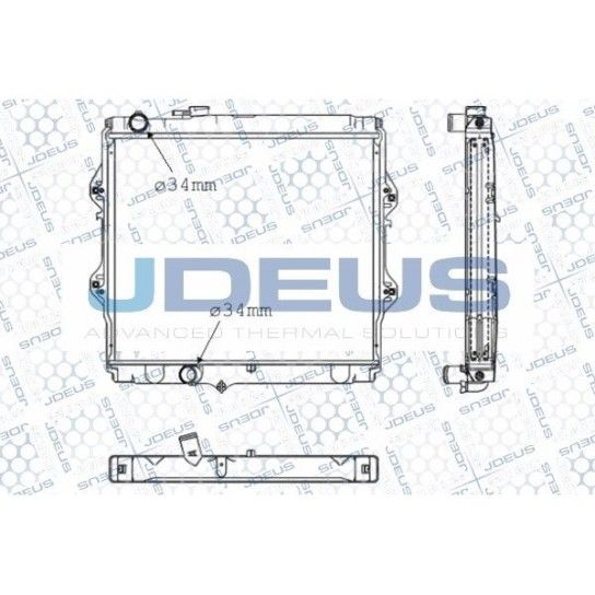 RADIADOR ÁGUA 16400-5B580                RADIADOR ÁGUA 16400-5B580