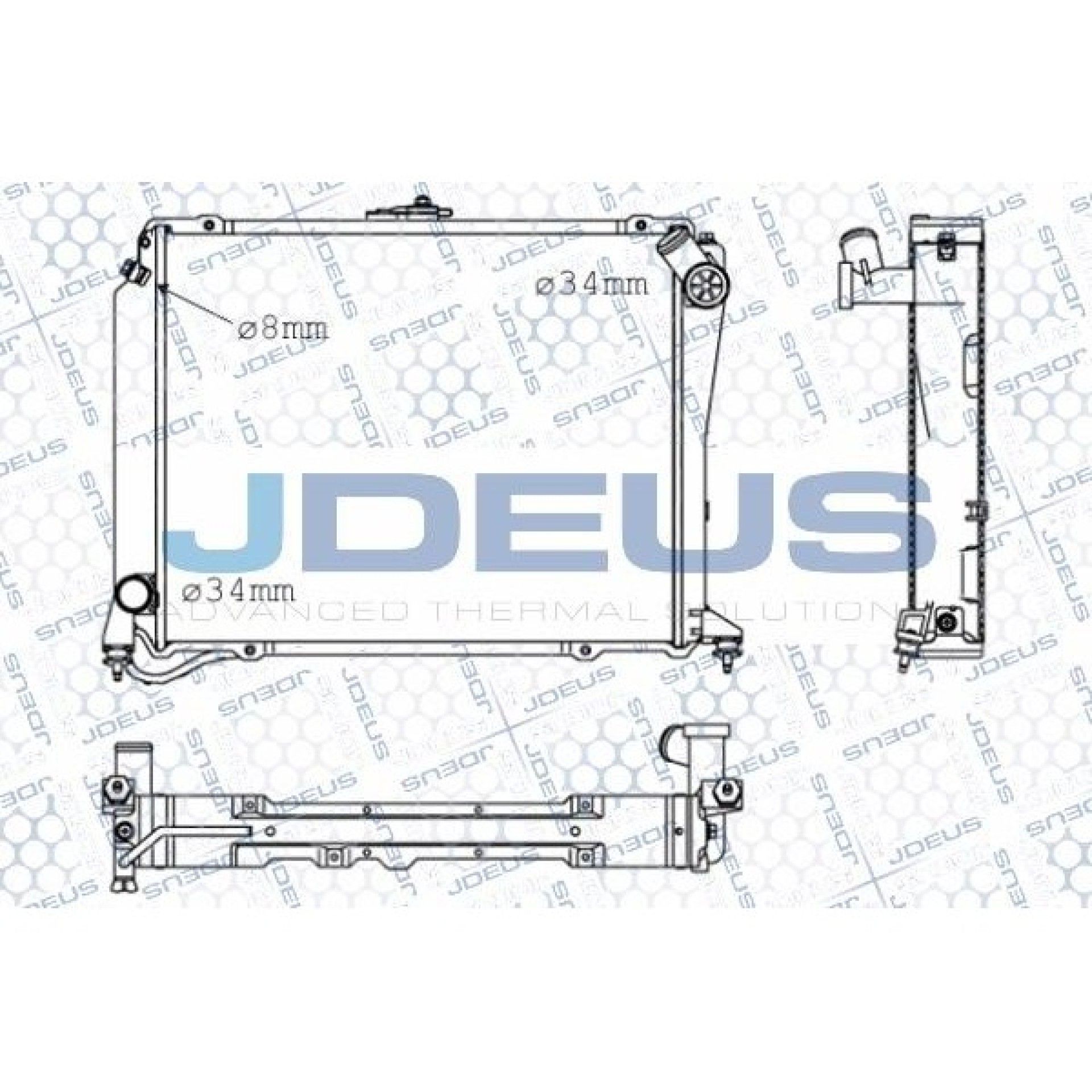 RADIADOR AGUA 16400-54753 RADIADOR AGUA 16400-54753