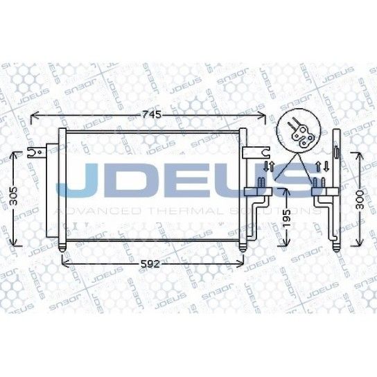 CONDENSADOR A/C 97606-25800 CONDENSADOR A/C 97606-25800