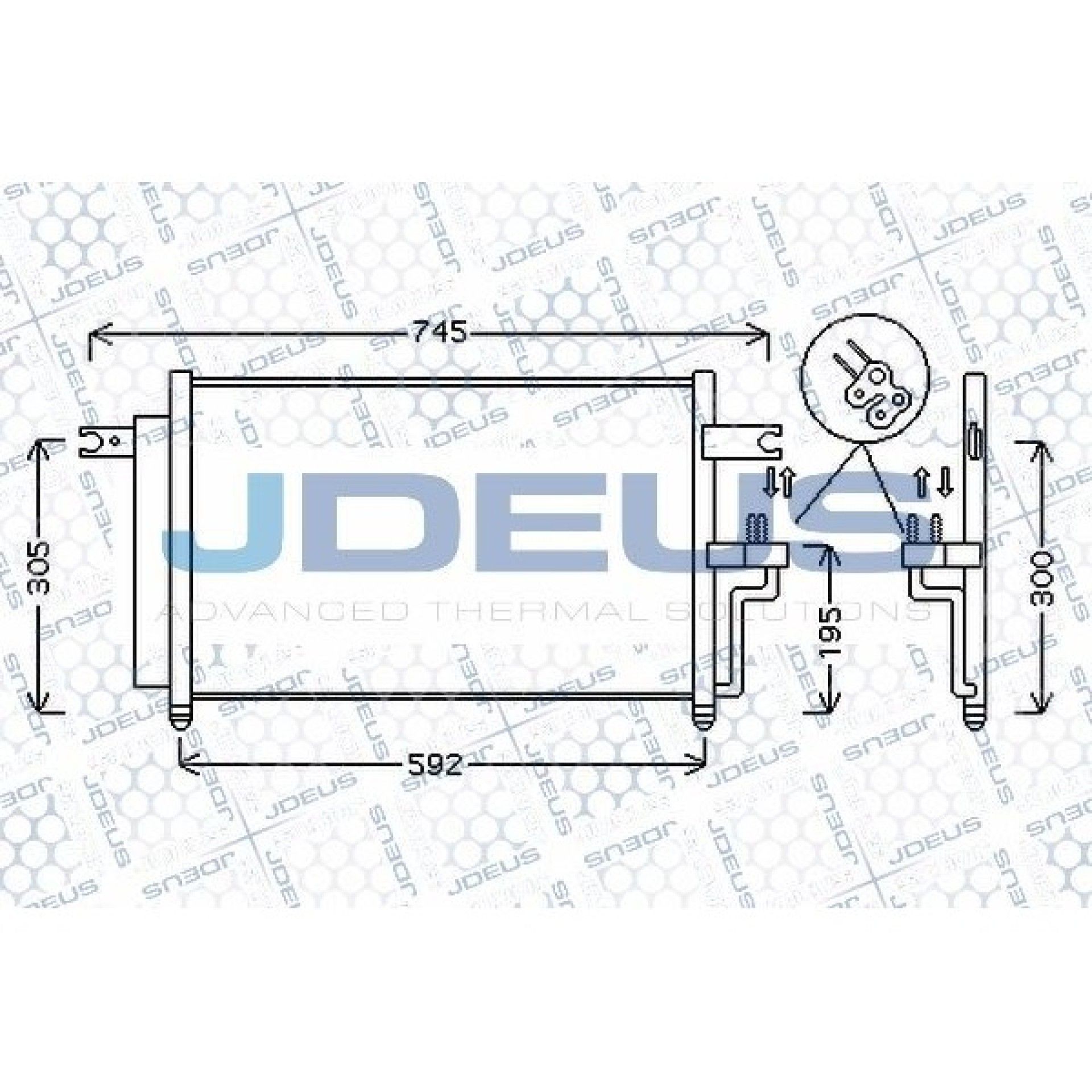CONDENSADOR A/C 97606-25800 CONDENSADOR A/C 97606-25800