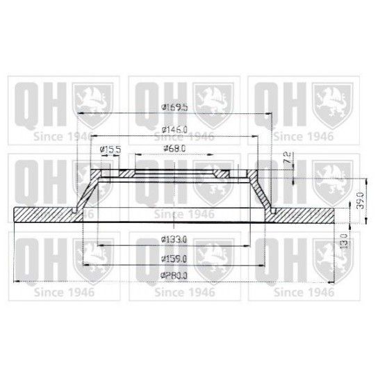 DISCO TRAVÃO QUINTON HAZELL DISCO TRAVÃO QUINTON HAZELL