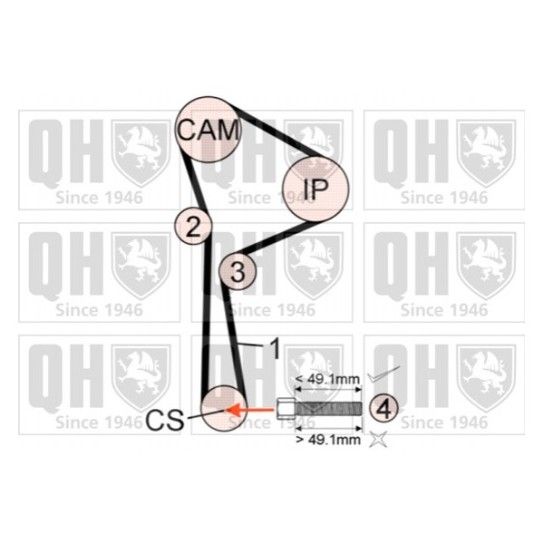 KIT DISTRIBUIÇÃO QUINTON HAZELL KIT DISTRIBUIÇÃO QUINTON HAZELL