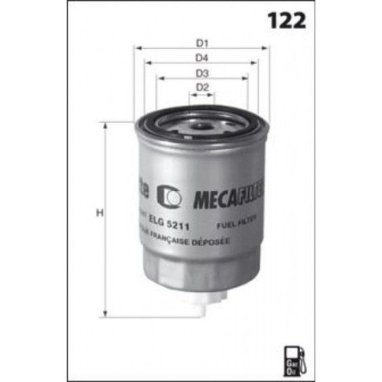 FILTRO COMBUSTIVEL VASCO FILTERS        