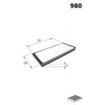 FILTRO HABITACULO VASCO FILTERS         