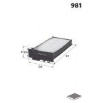 FILTRO HABITACULO VASCO FILTERS         