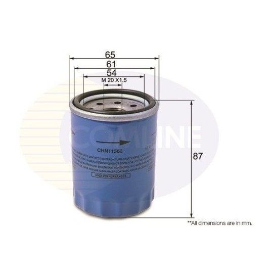 FILTRO ÓLEO COMLINE FILTRO ÓLEO COMLINE