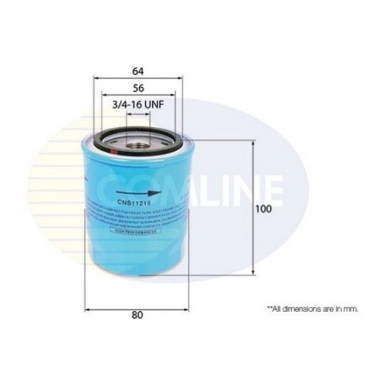 FILTRO ÓLEO COMLINE FILTRO ÓLEO COMLINE