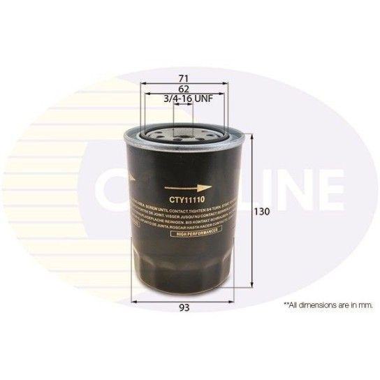 FILTRO ÓLEO COMLINE FILTRO ÓLEO COMLINE