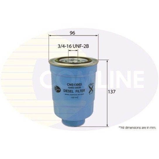 FILTRO COMBUSTÍVEL COMLINE               FILTRO COMBUSTÍVEL COMLINE