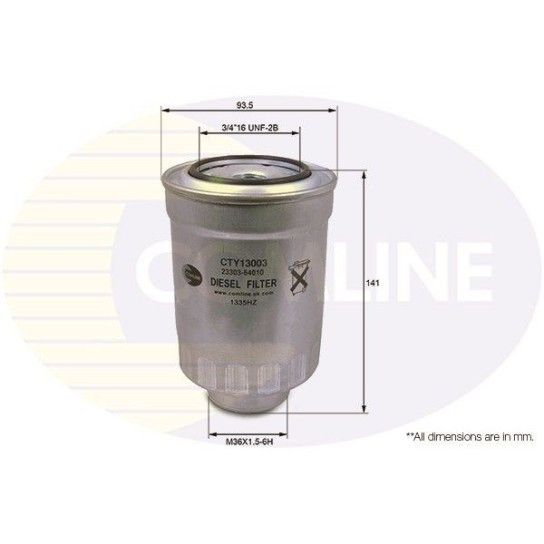 FILTRO COMBUSTÍVEL COMLINE FILTRO COMBUSTÍVEL COMLINE