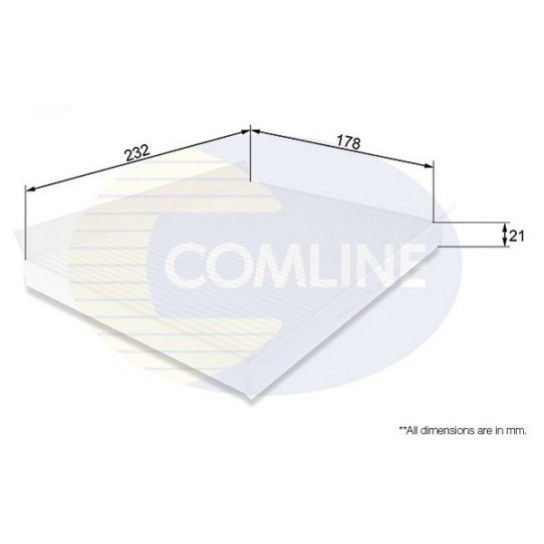 FILTRO HABITACULO COMLINE FILTRO HABITACULO COMLINE