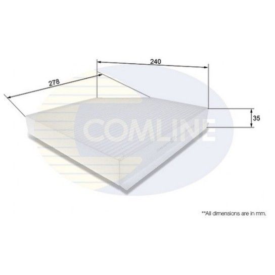 FILTRO HABITACULO COMLINE FILTRO HABITACULO COMLINE