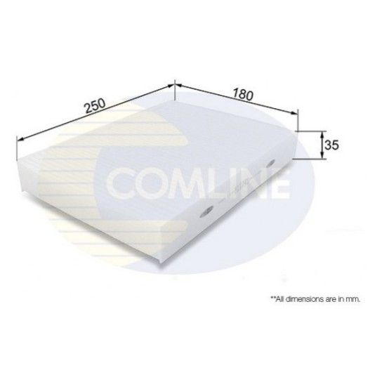 FILTRO HABITÁCULO COMLINE FILTRO HABITÁCULO COMLINE