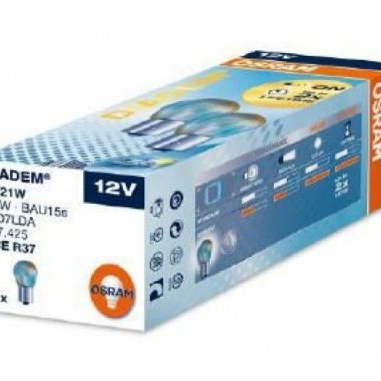 LAMPADA AMBAR 12V 21 W BAU15s           