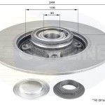 DISCO TRAVAO (C/ROLAMENTO) SBS          