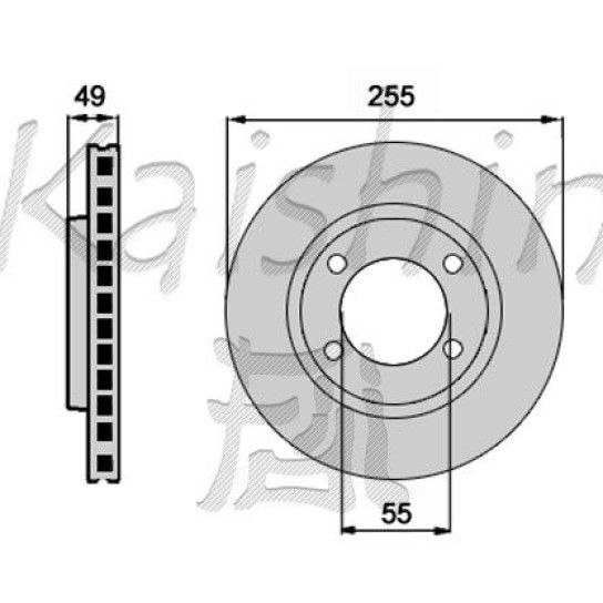 DISCO TRAVÃO FTE (ÁSIA TW CARICO) DISCO TRAVÃO FTE (ÁSIA TW CARICO)