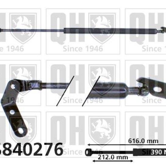 AMORTECEDOR T/MALA RH QUINTON HAZELL/OPT AMORTECEDOR T/MALA RH QUINTON HAZELL/OPT