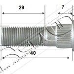 PERNE RODA TRAS LH/RH (12X41) RED-LINE   PERNE RODA TRAS LH/RH (12X41) RED-LINE