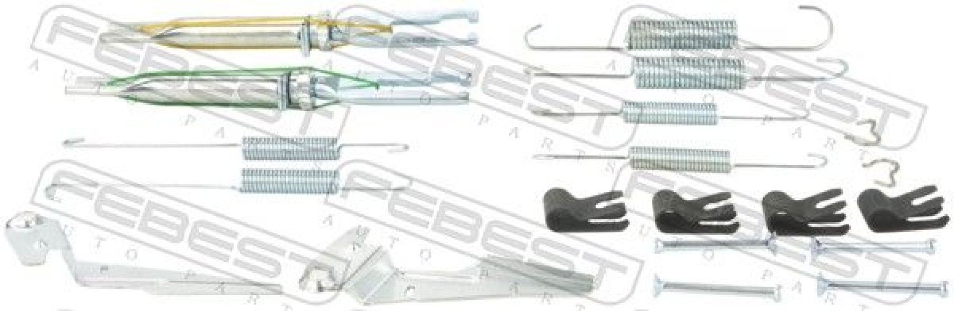 KIT AFINADORES/MOLAS MAXILAS TRÁSAVÃO TR KIT AFINADORES/MOLAS MAXILAS TRÁSAVÃO TR